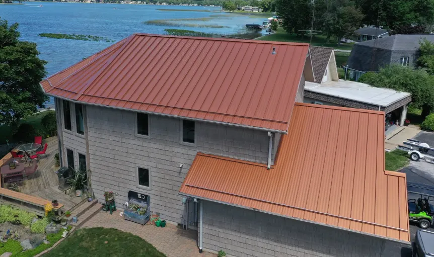 Flashing and seam work in New Augusta