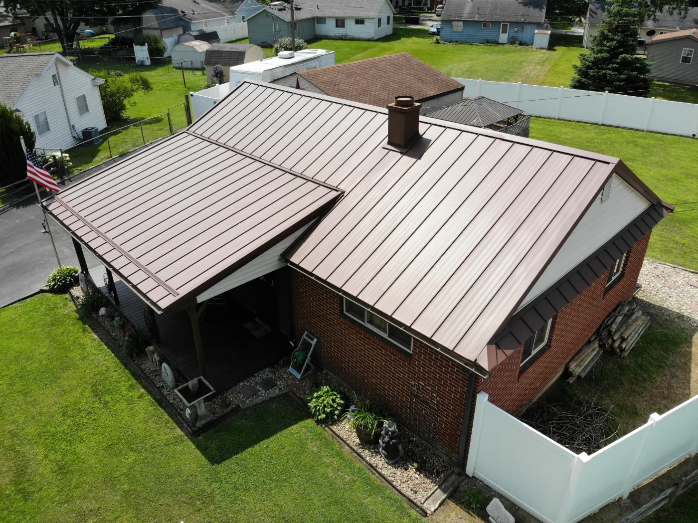 Manufacturer-certified roof installation in New Augusta